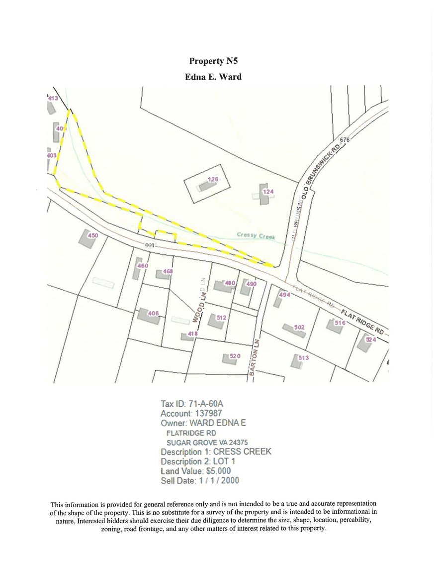 Image for NJ5 Vacant; Flat Ridge Road, Saltville