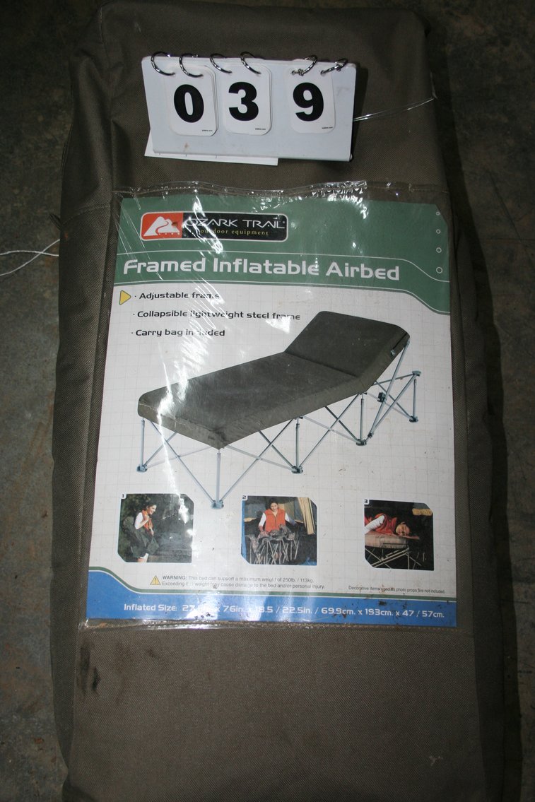 Image for Framed Inflatable Airbed NIB