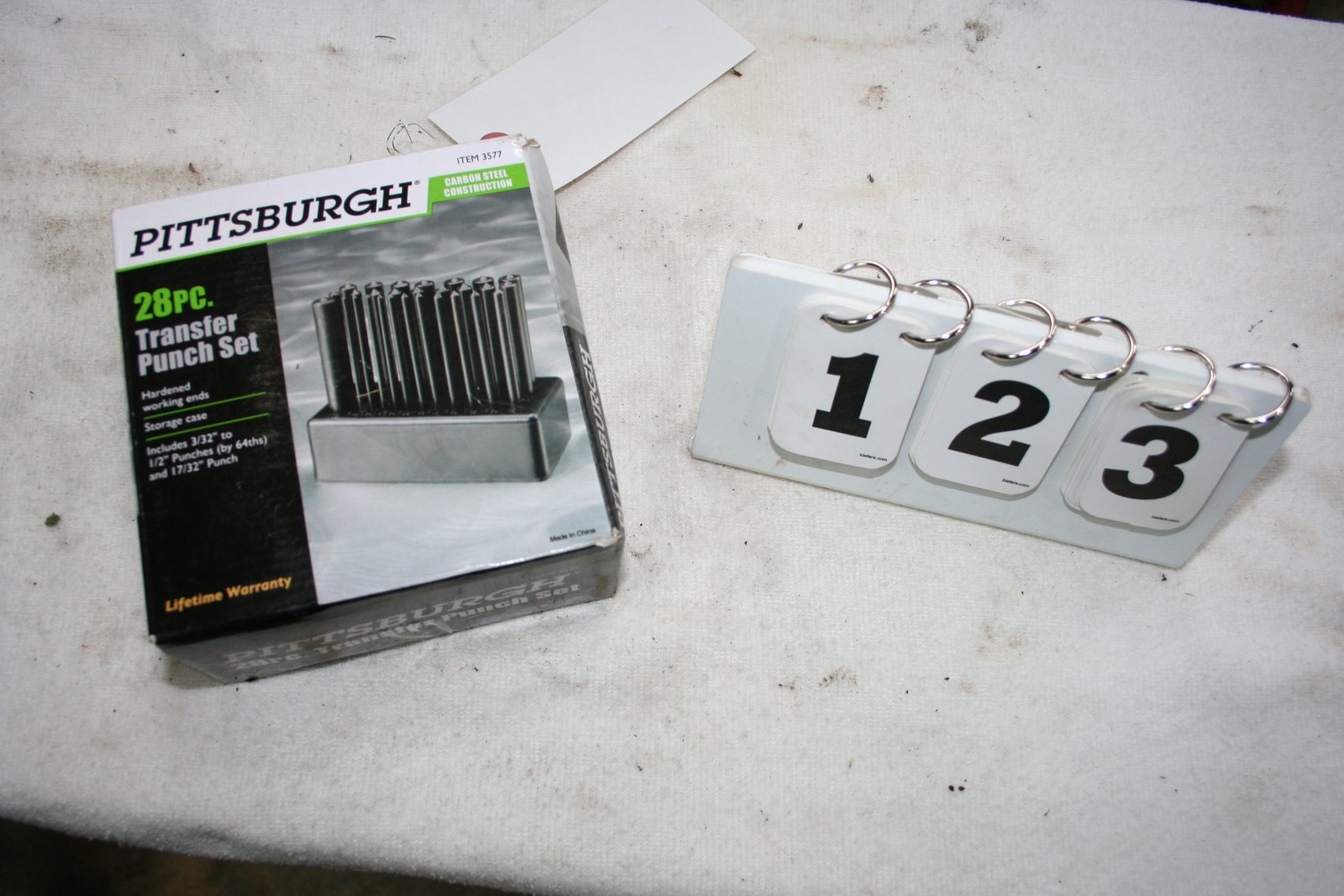 Image for Pittsburgh 28 piece Transfer Punch Set