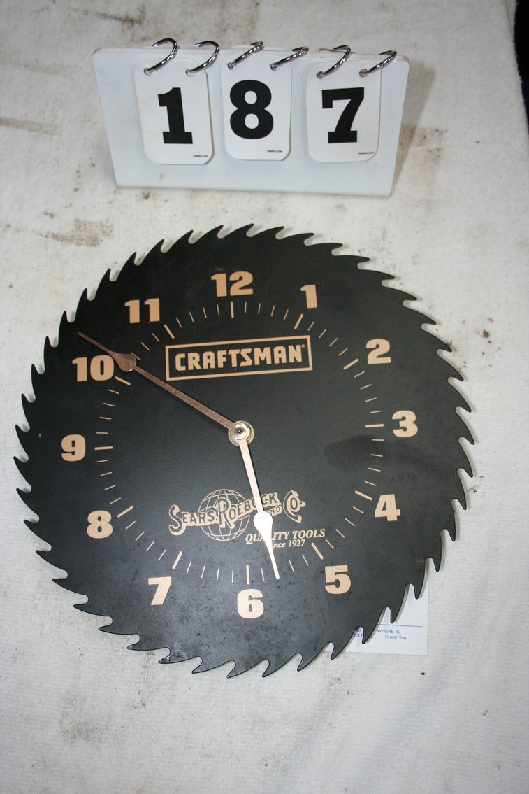 Image for Craftsman Saw Blade Clock