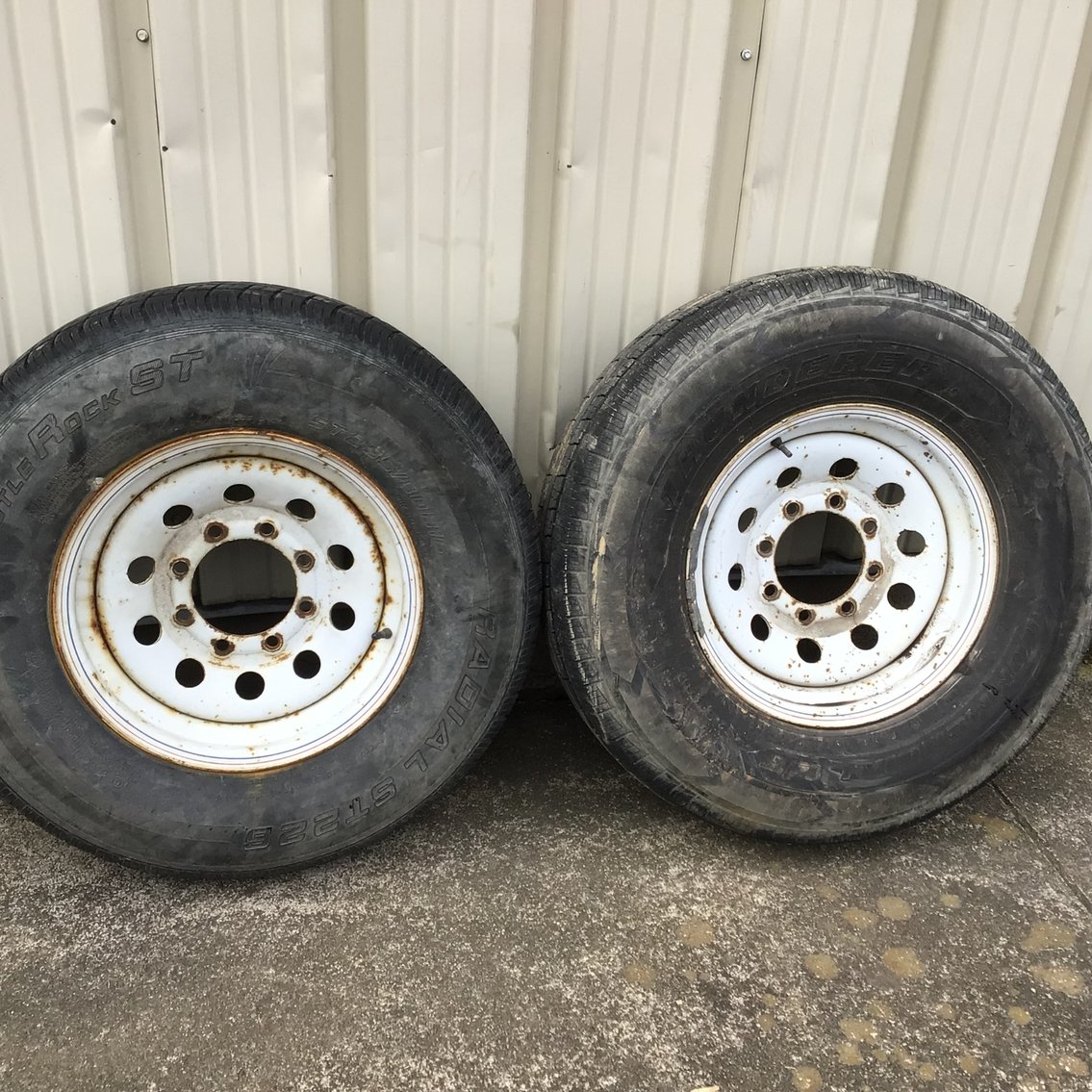 Image for Tires with rims - set of 2