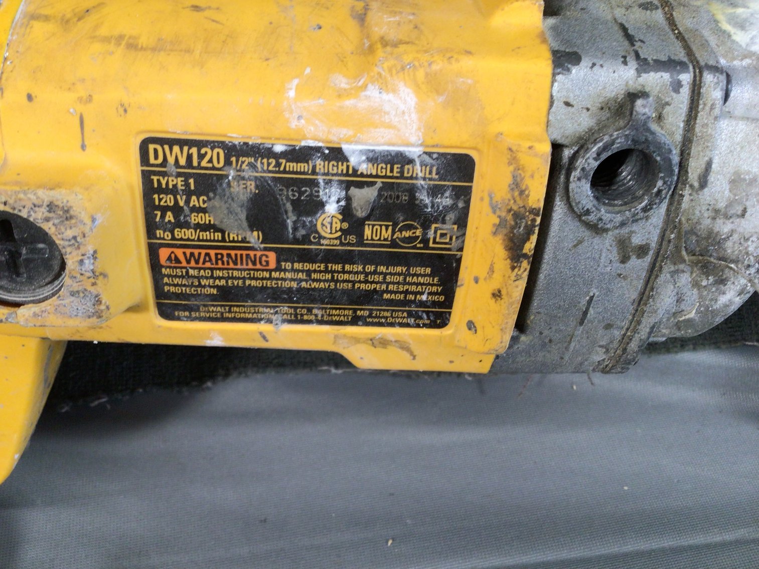 Image for DeWalt right angle drill