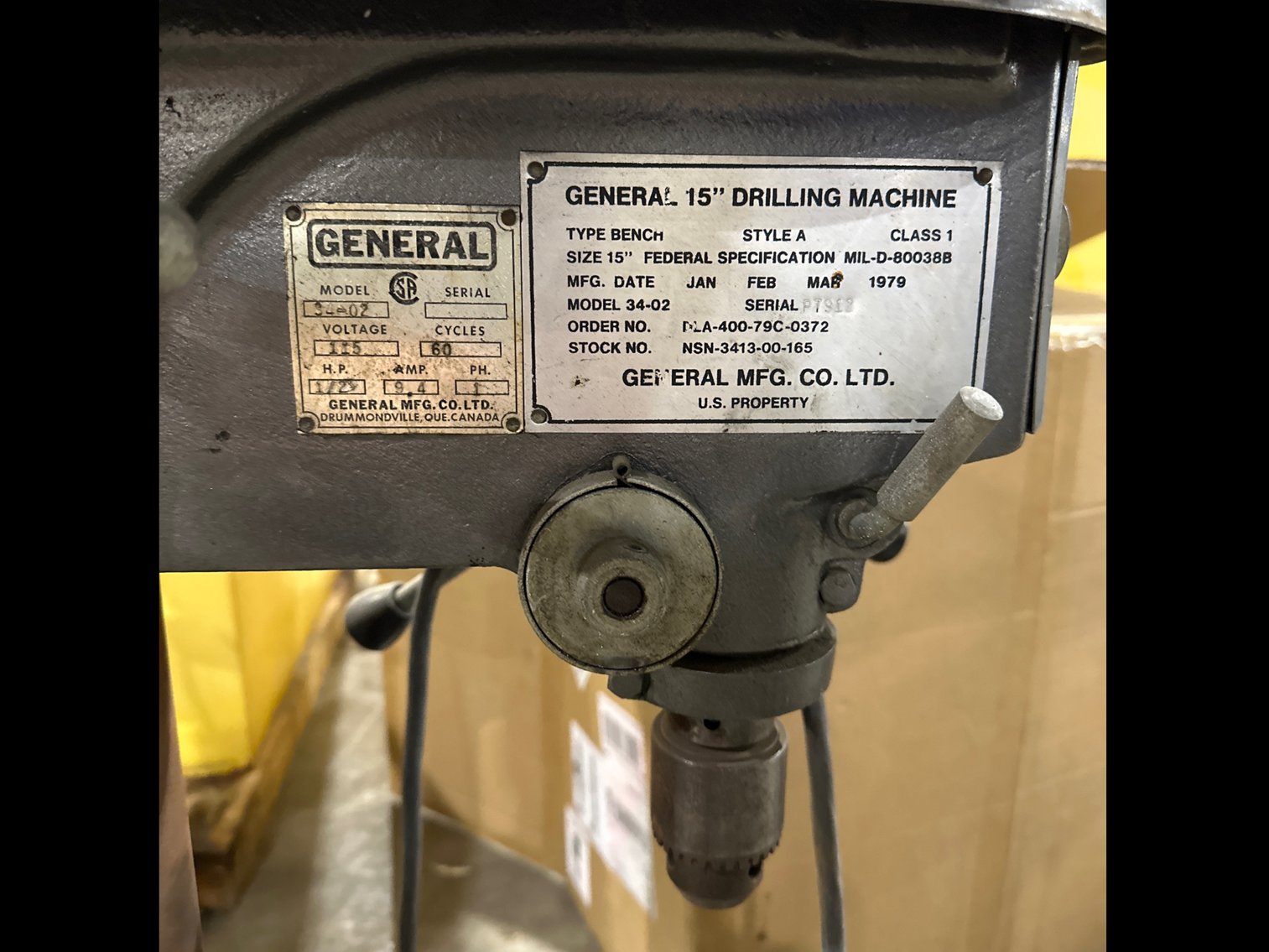 Image for General 34-02 Drill Press