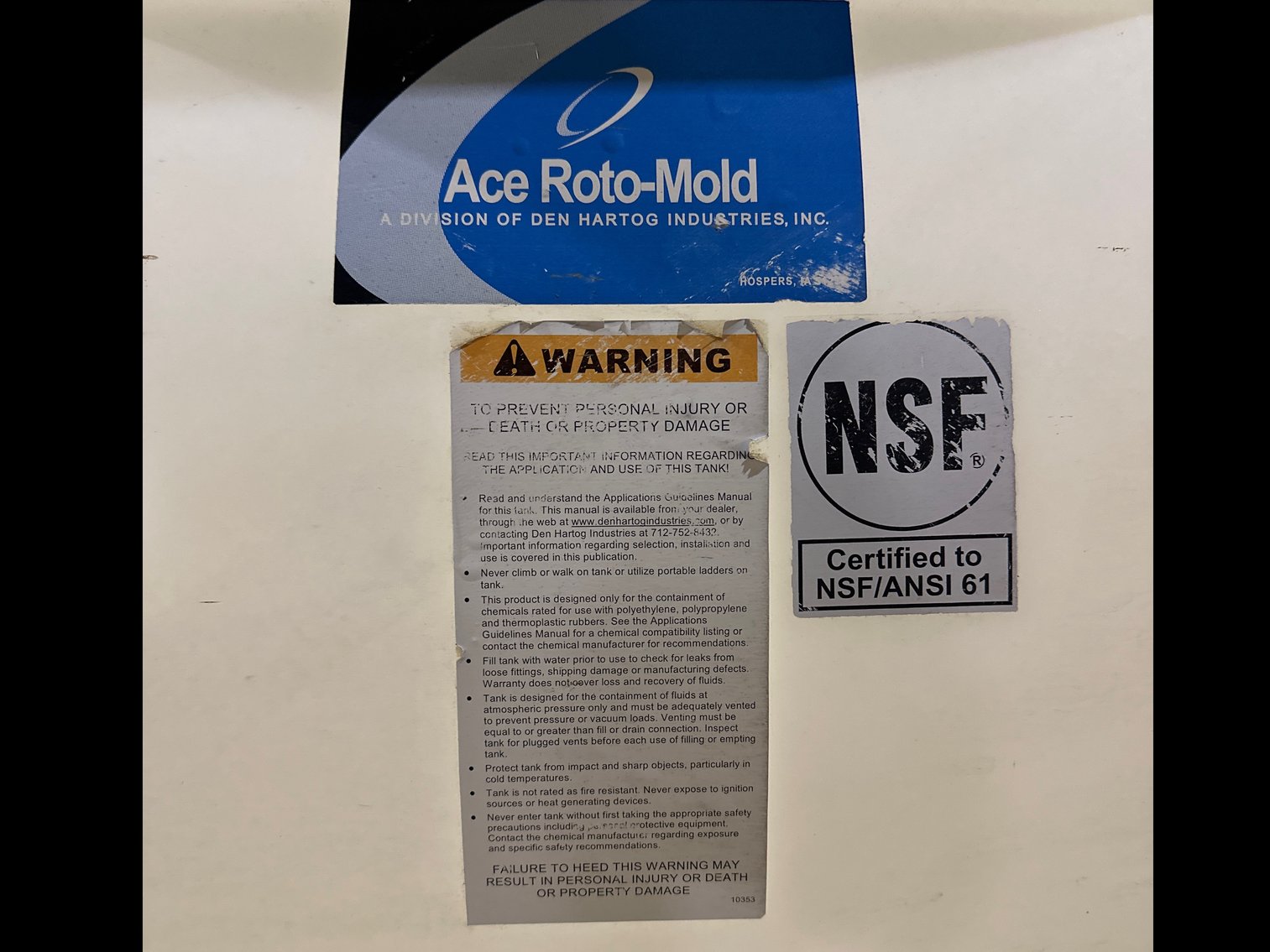 Image for 535 Gallon Water Tank