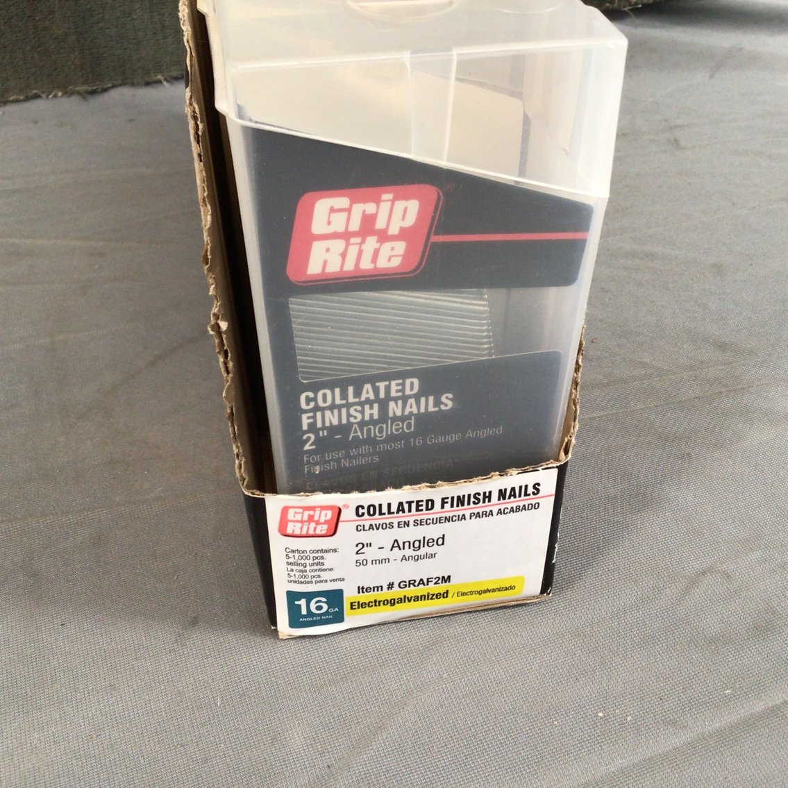 Image for Grip Rite Collated finishing nails lot