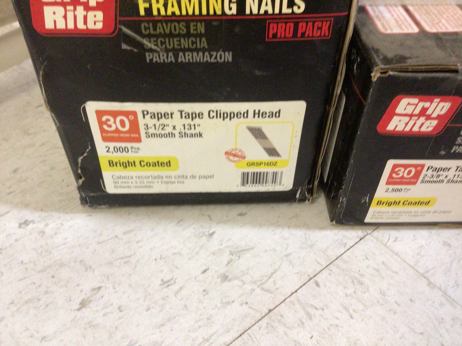 Image for Collated Framing nails - 2 boxes