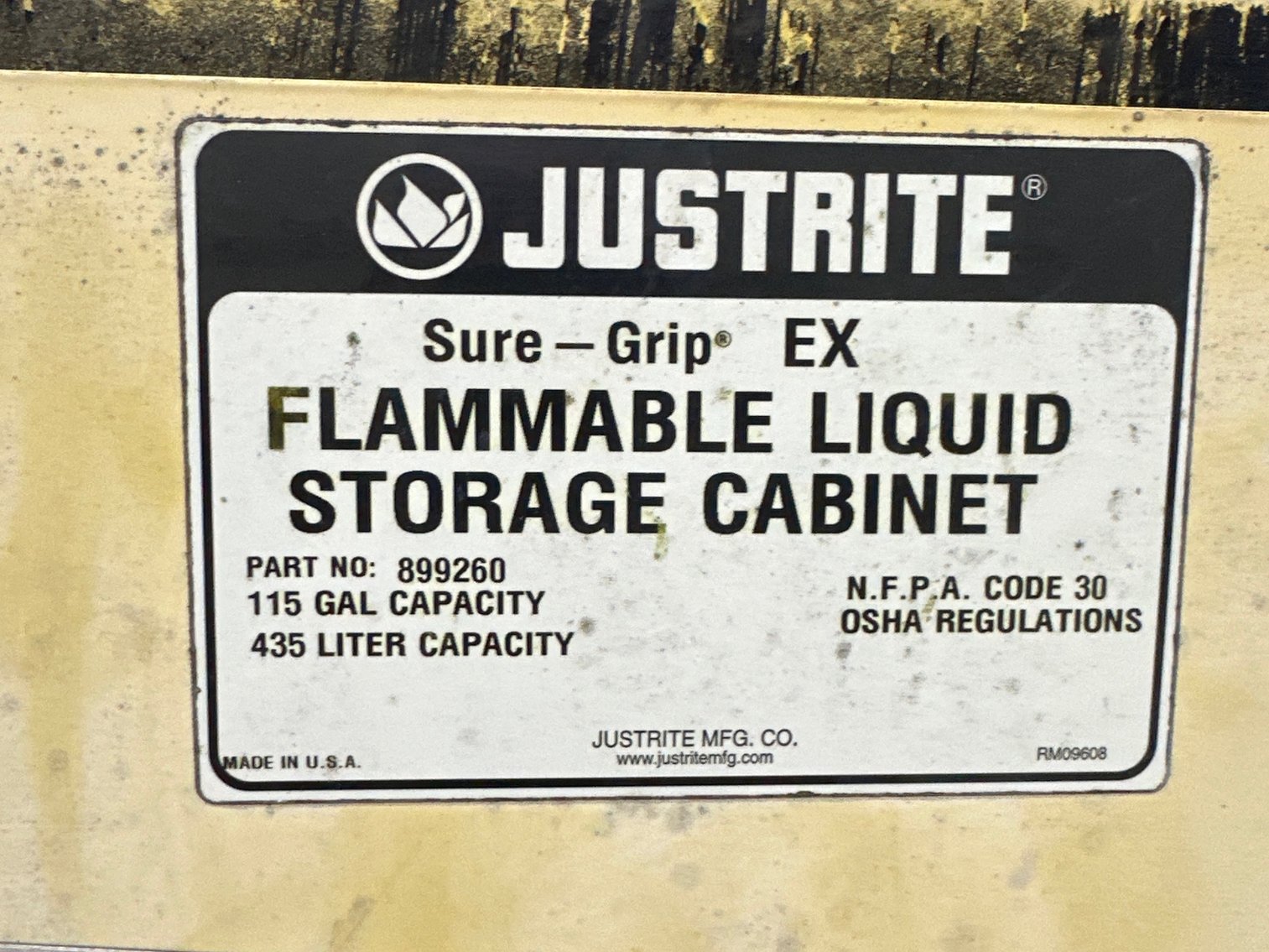 Image for Justrite Falmmable liquid Storage Cabinet