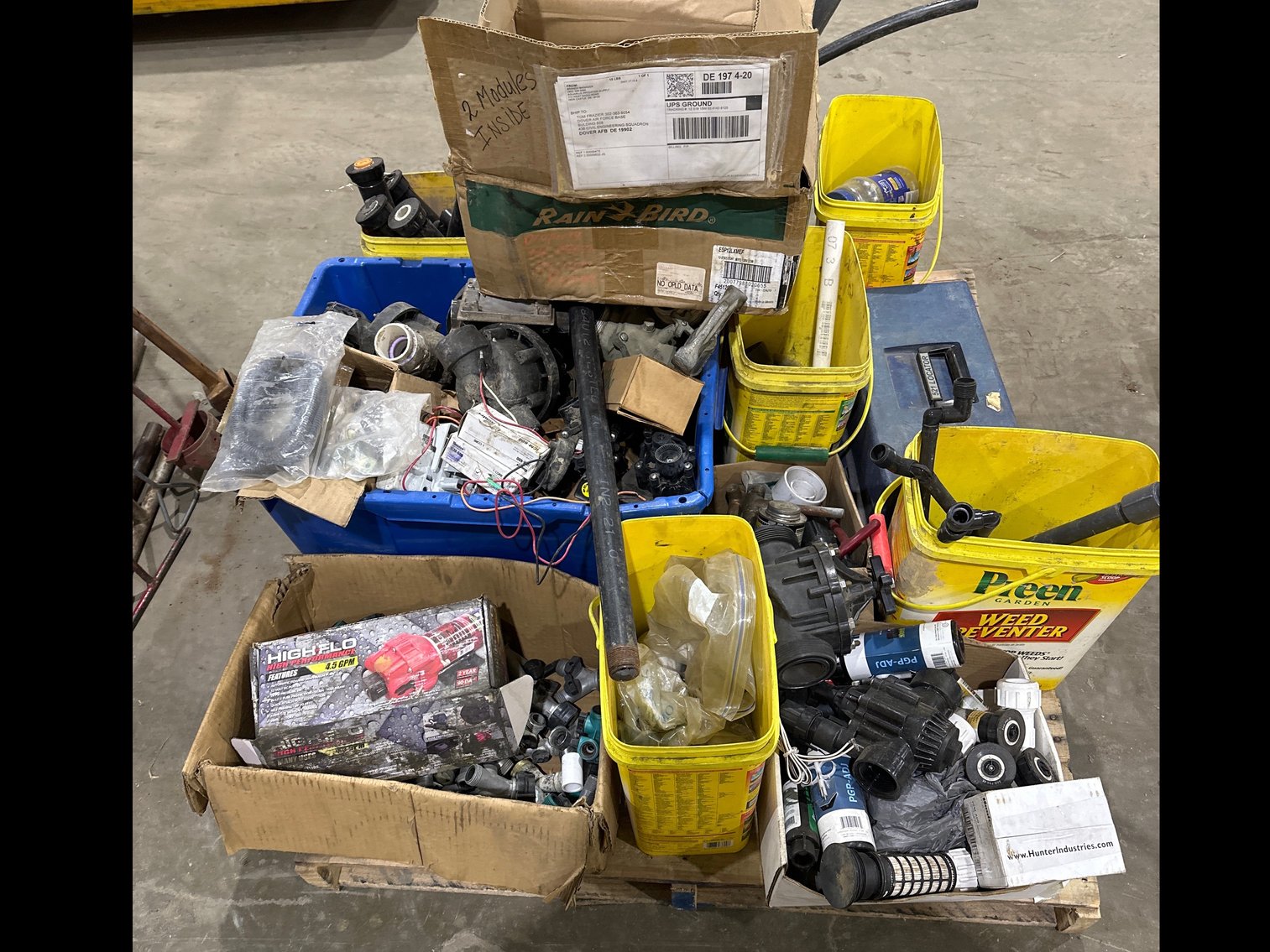 Image for Pallet of Irrigation parts