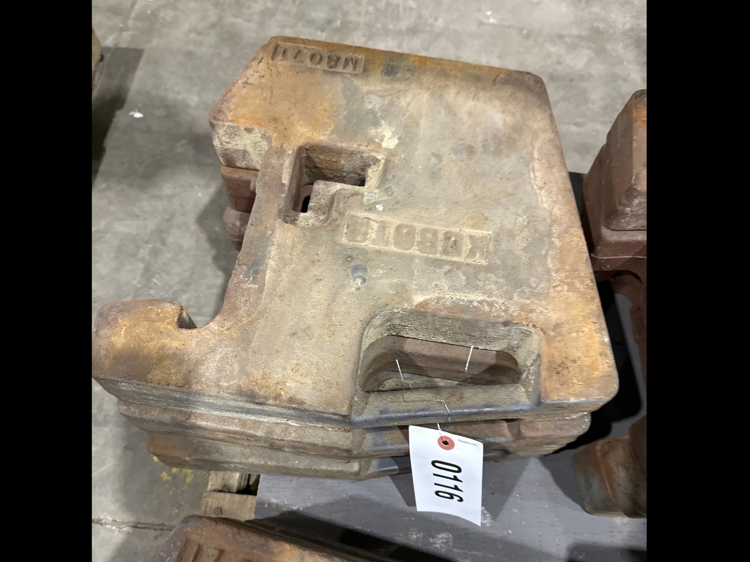 Image for Kubota weighs