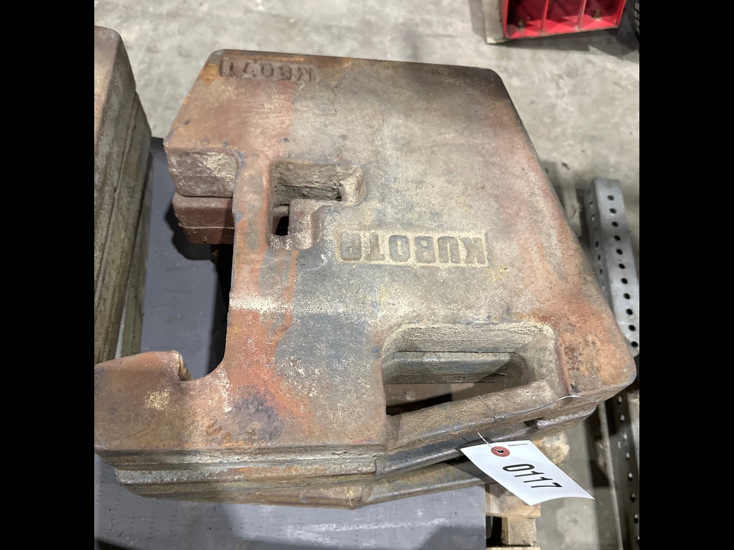 Image for Kubota weighs