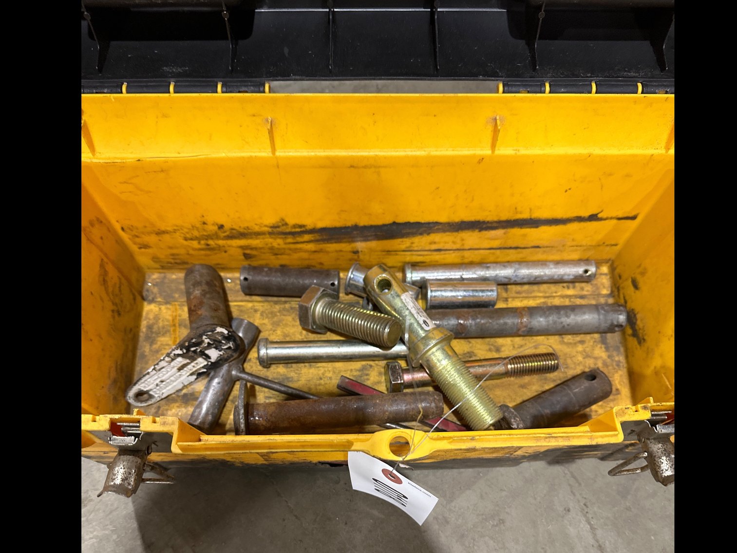 Image for Toolbox with pins and bolts