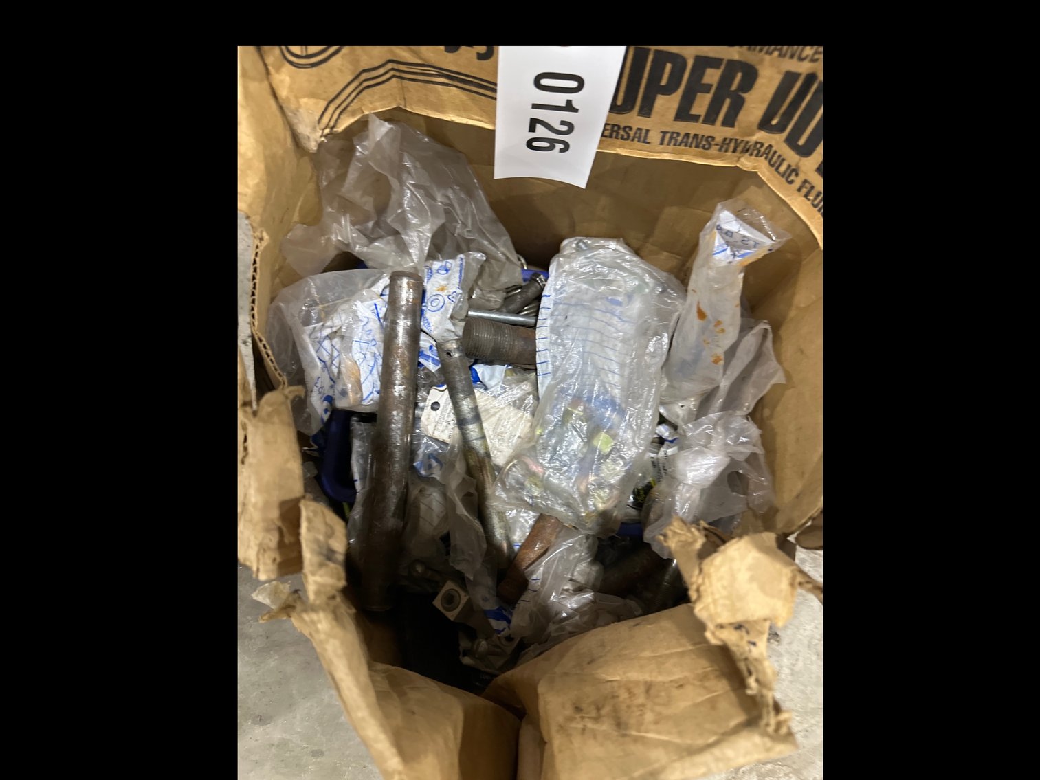 Image for Box of Various bolts, springs and pins