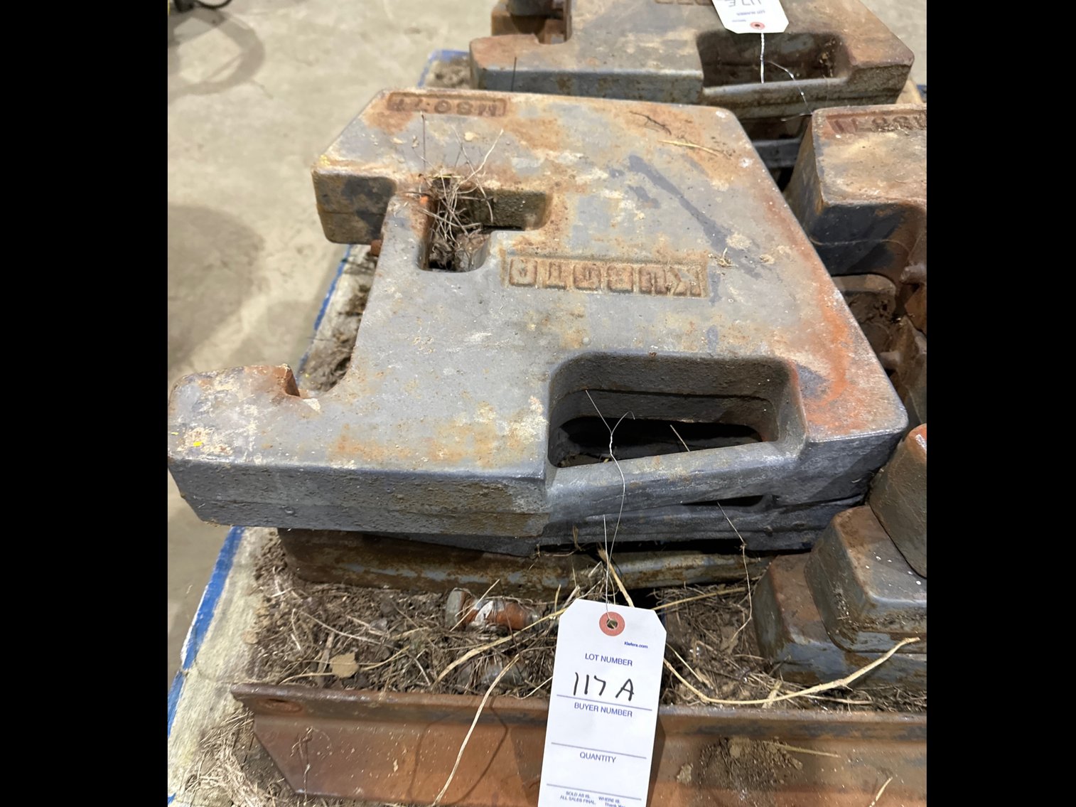 Image for Kubota Tractor weights