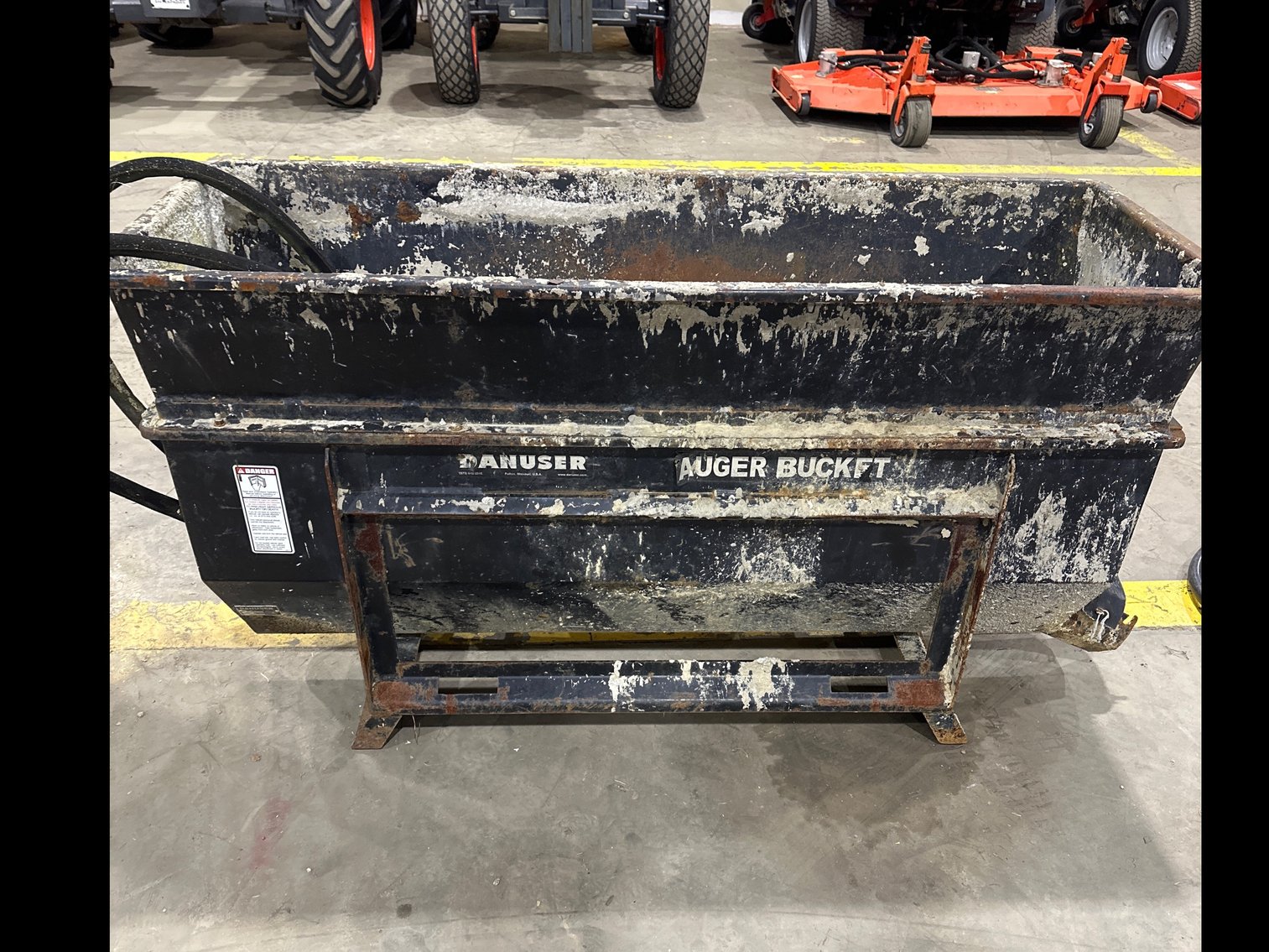 Image for Concrete mixer auger bucker for skid steer