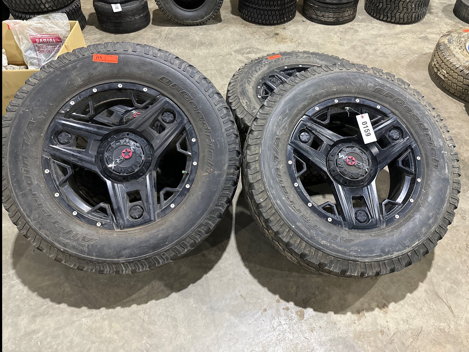 Image for 4 tires with rims
