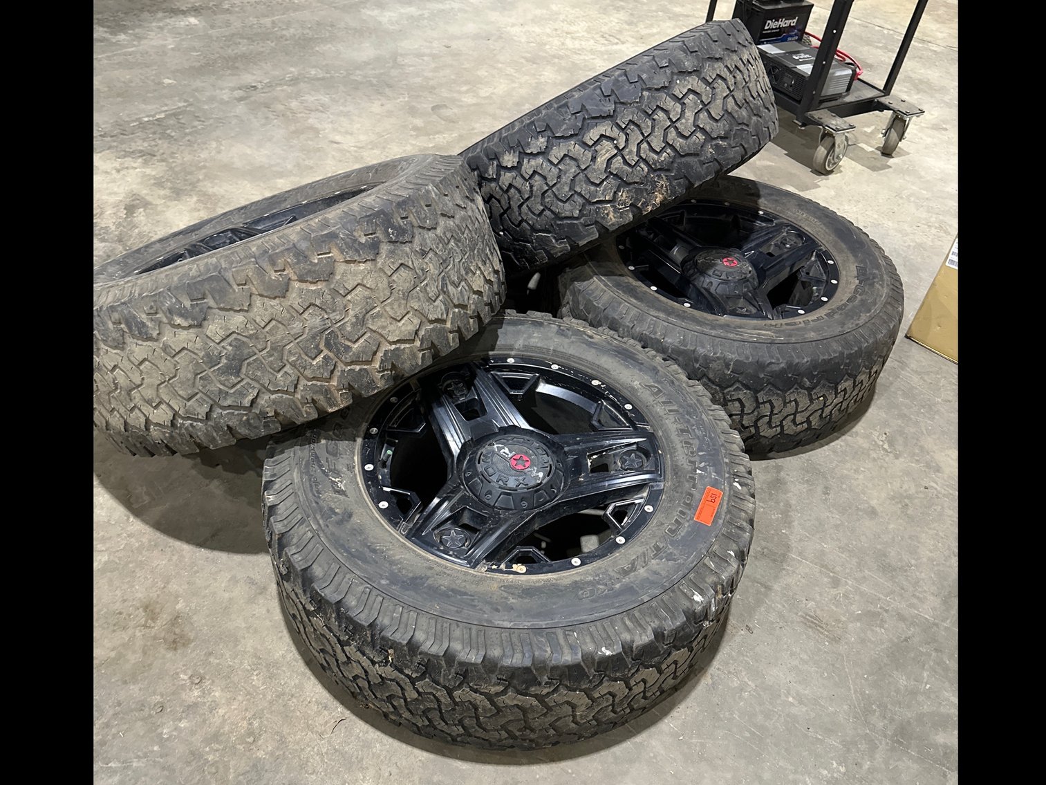 Image for 4 tires with rims