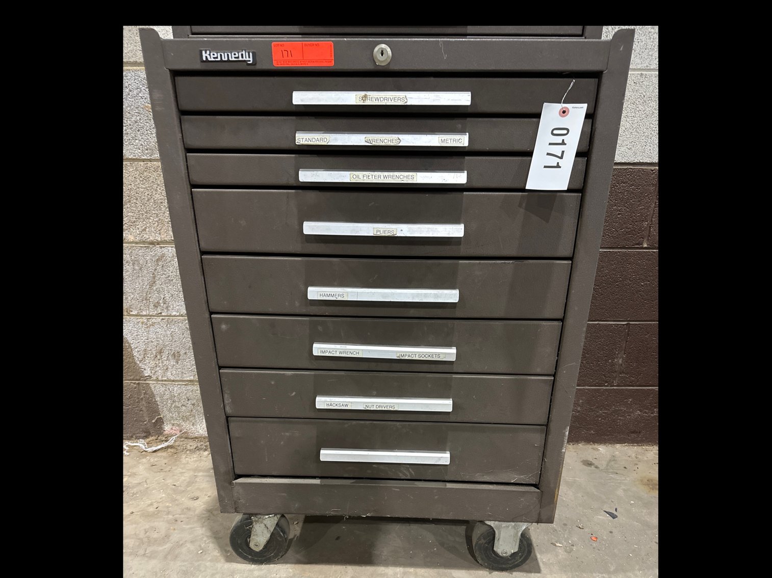 Image for Kennedy 8 drawer rolling toolbox