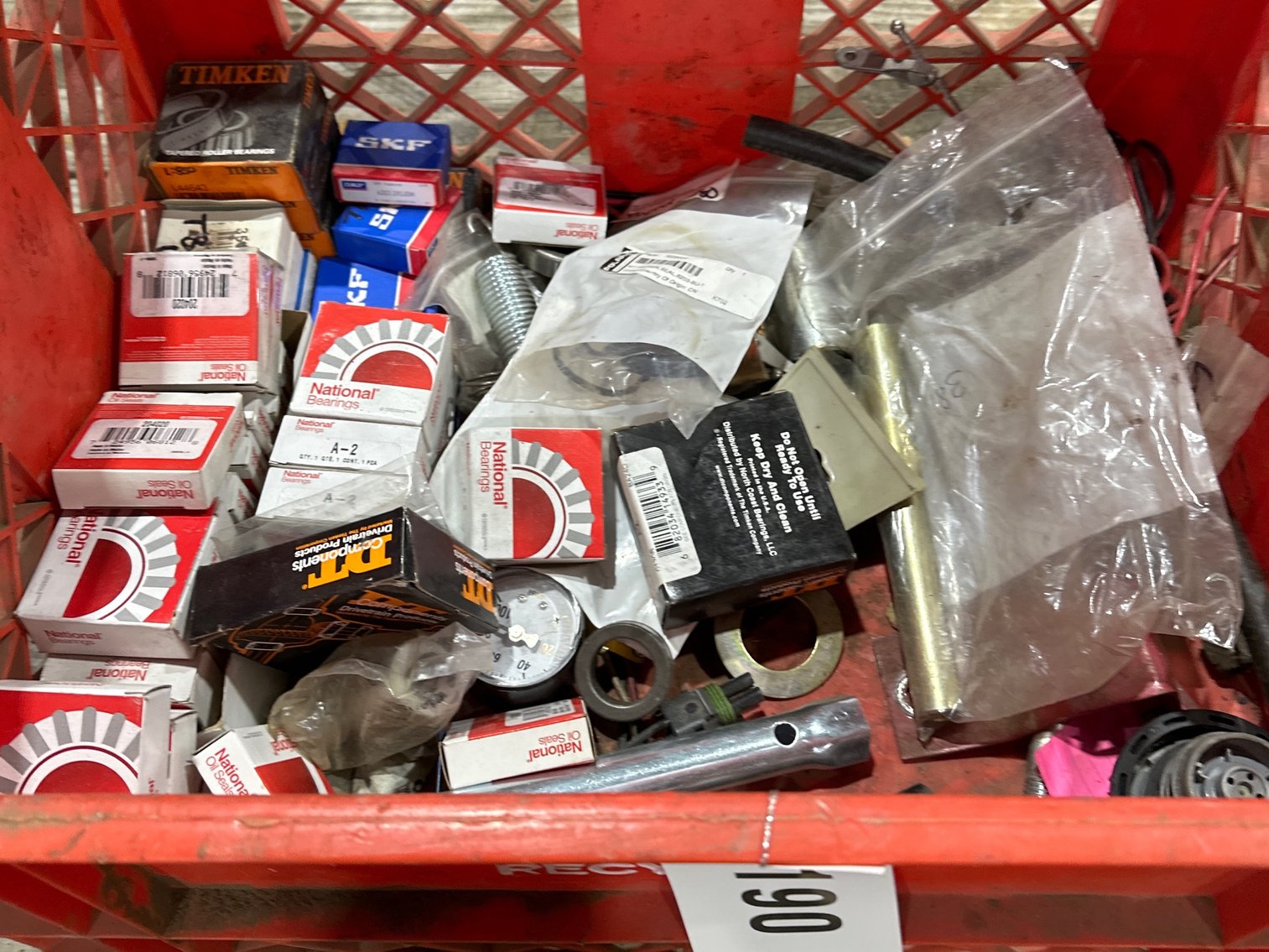 Image for Various bearings and parts