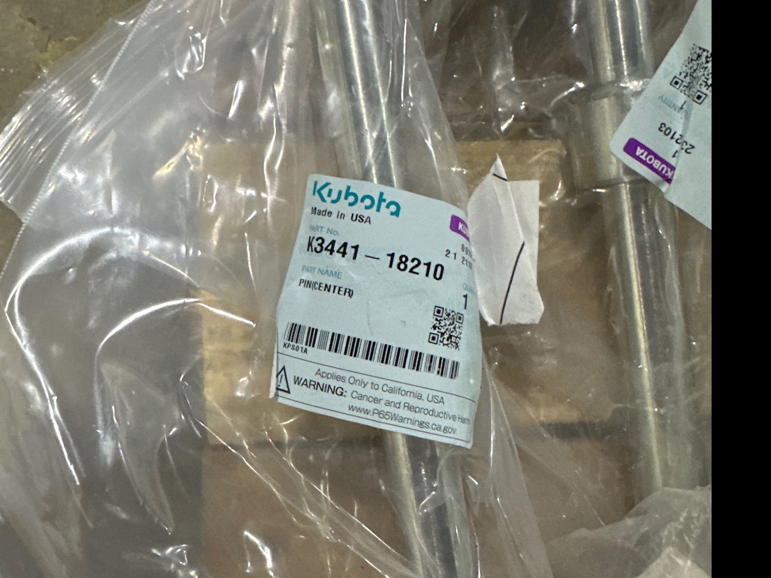 Image for New Various Kubota Nuts/Bolts/Pins