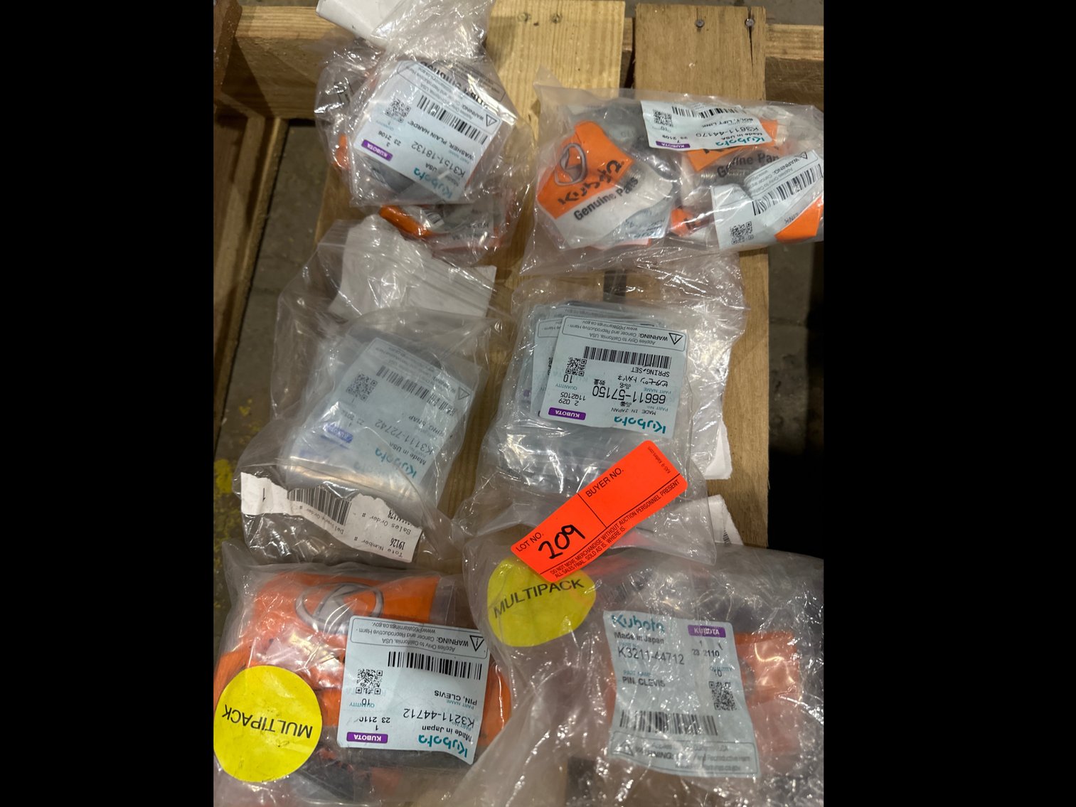 Image for New Various Kubota Nuts/Bolts/Pins