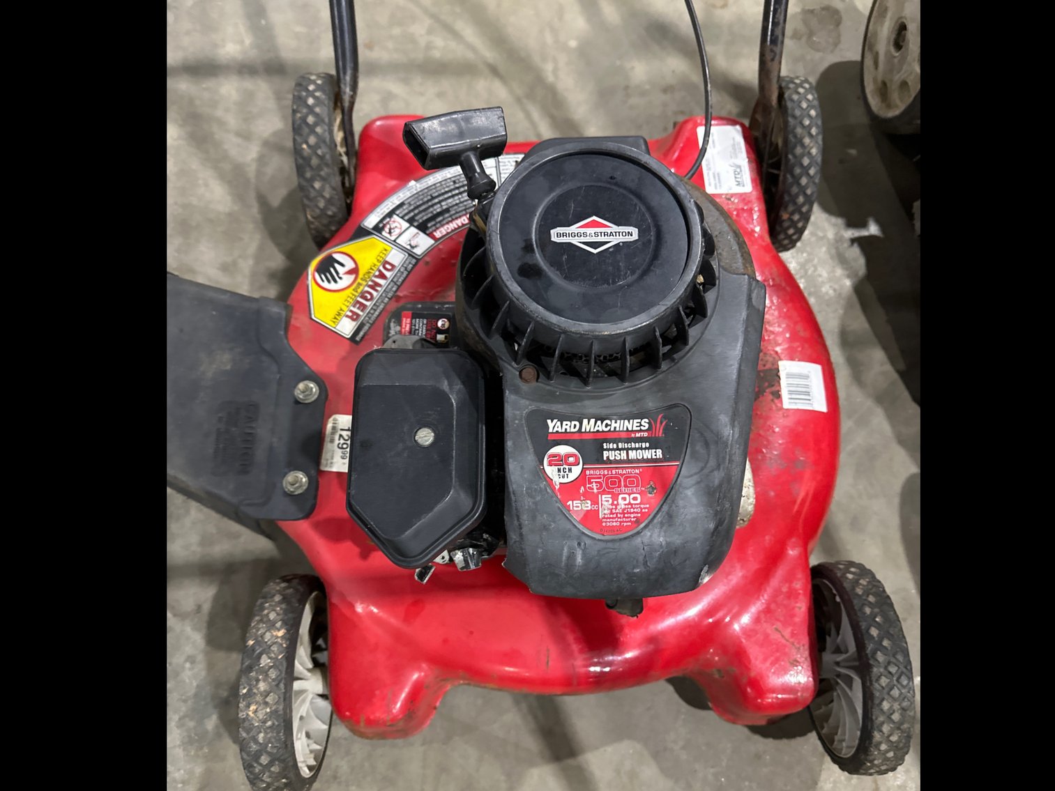 Image for Yard machine 500 series push mower
