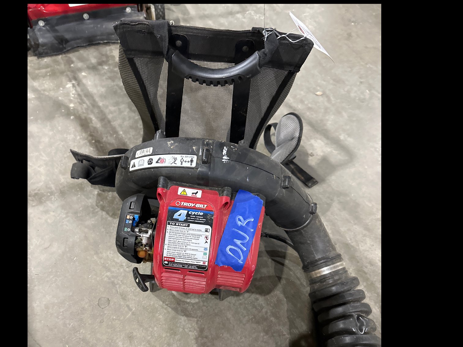 Image for Troy built back pack blower