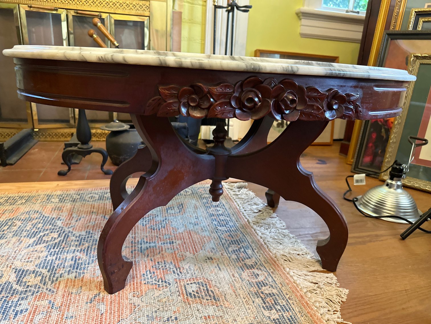 Image for Marble top table