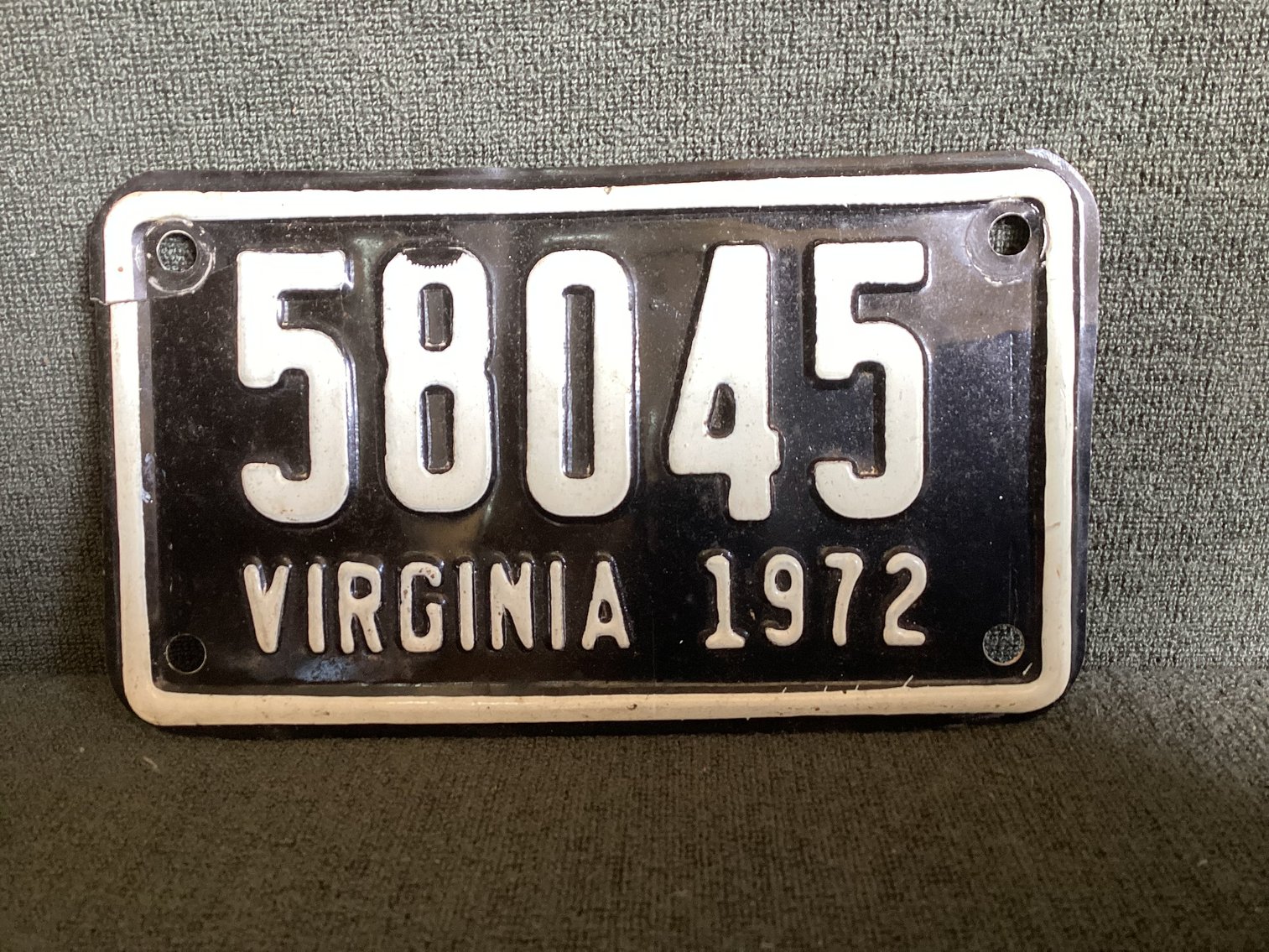 Image for 1972 VA Motorcycle License Plate