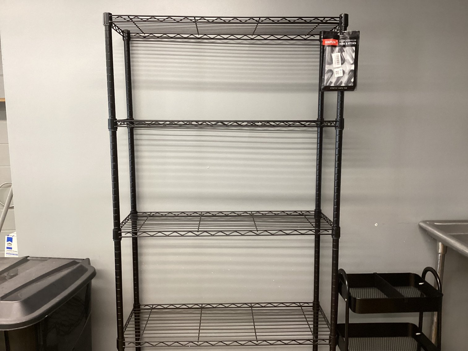 Image for Shelves and Trash Can