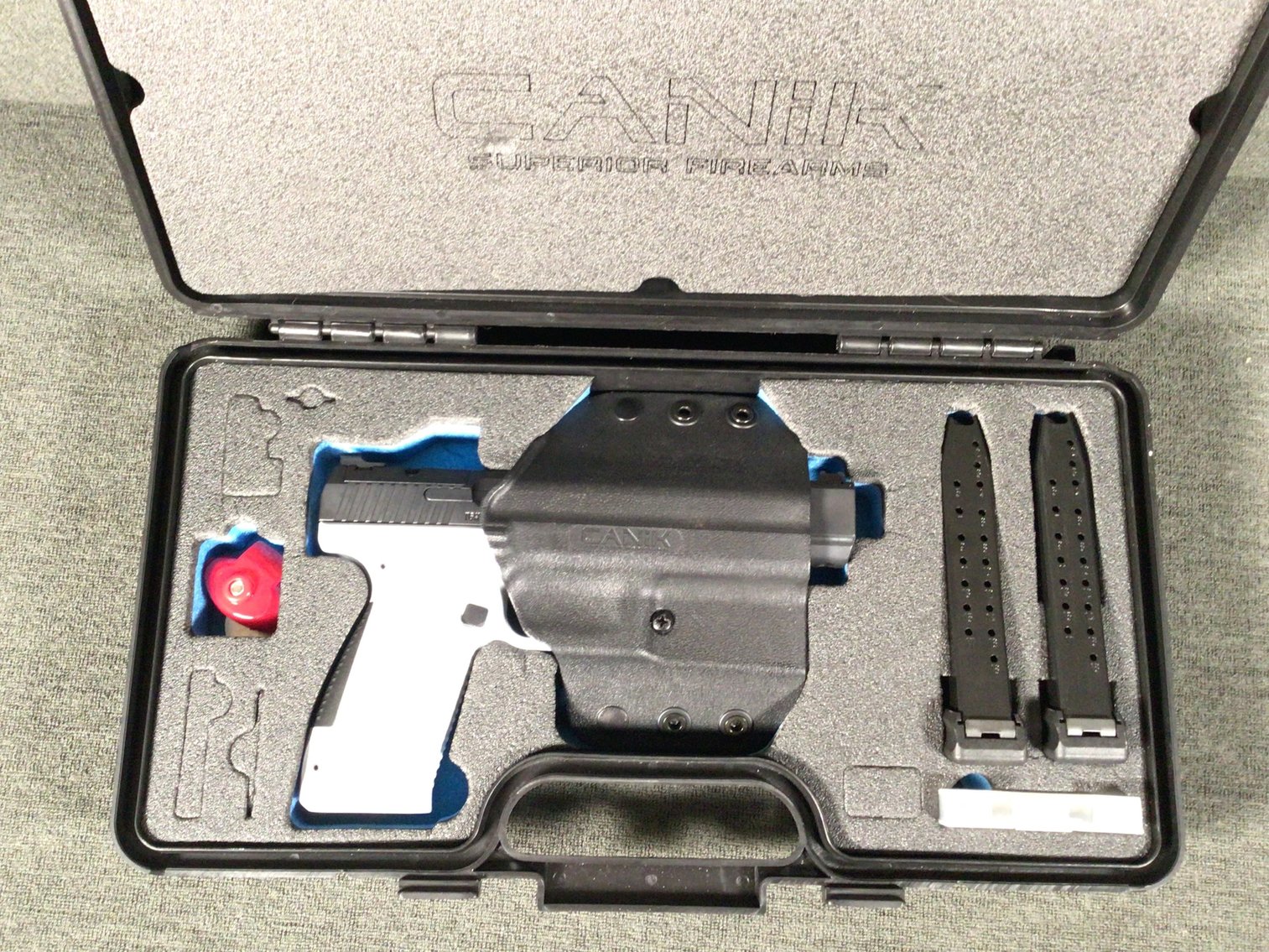 Image for CANiK Model TP9SFx 9 mm semi-auto pistol w/ case and holster