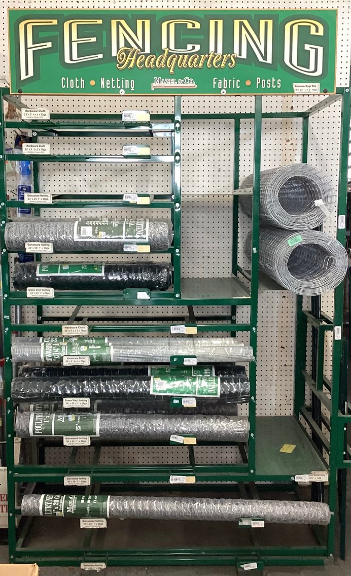 Image for Large Lot of Fencing and Display Rack