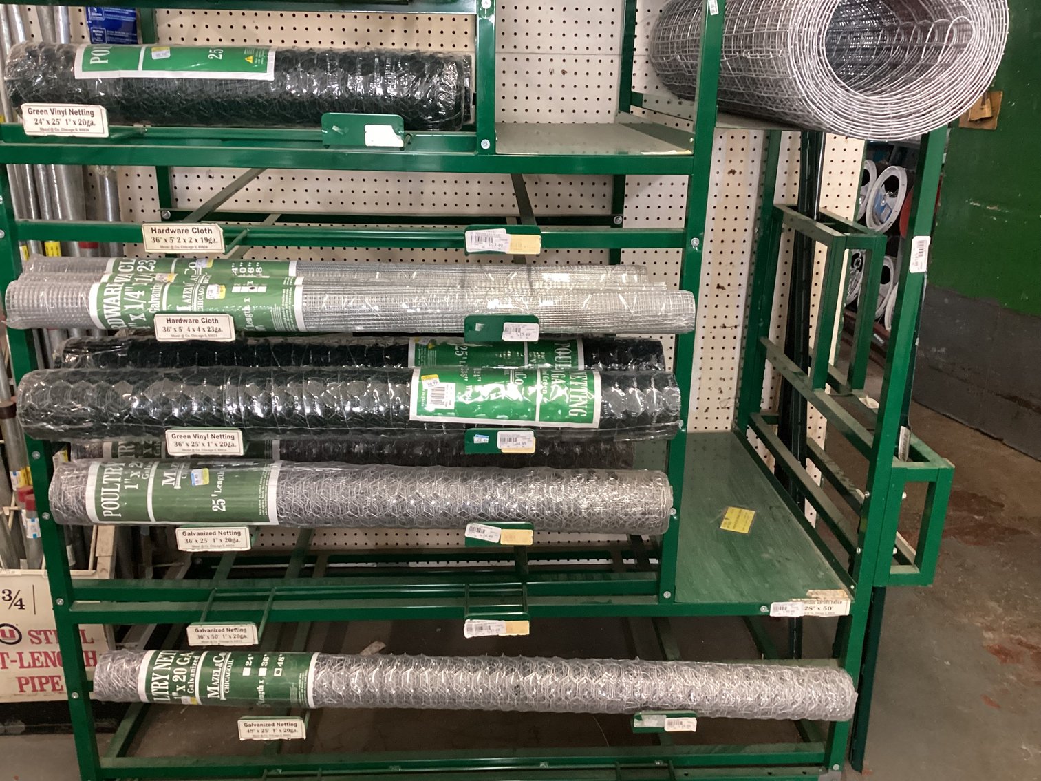 Image for Large Lot of Fencing and Display Rack
