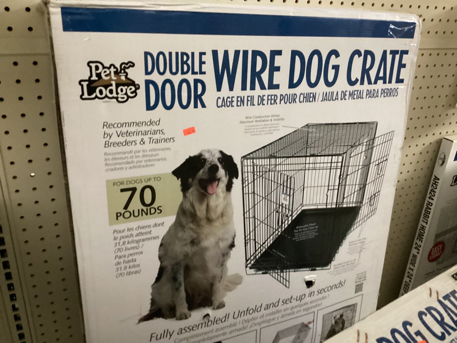 Image for Dog Crates - 30, 70, & 100 Pounds, Food, and Other Pet Supplies