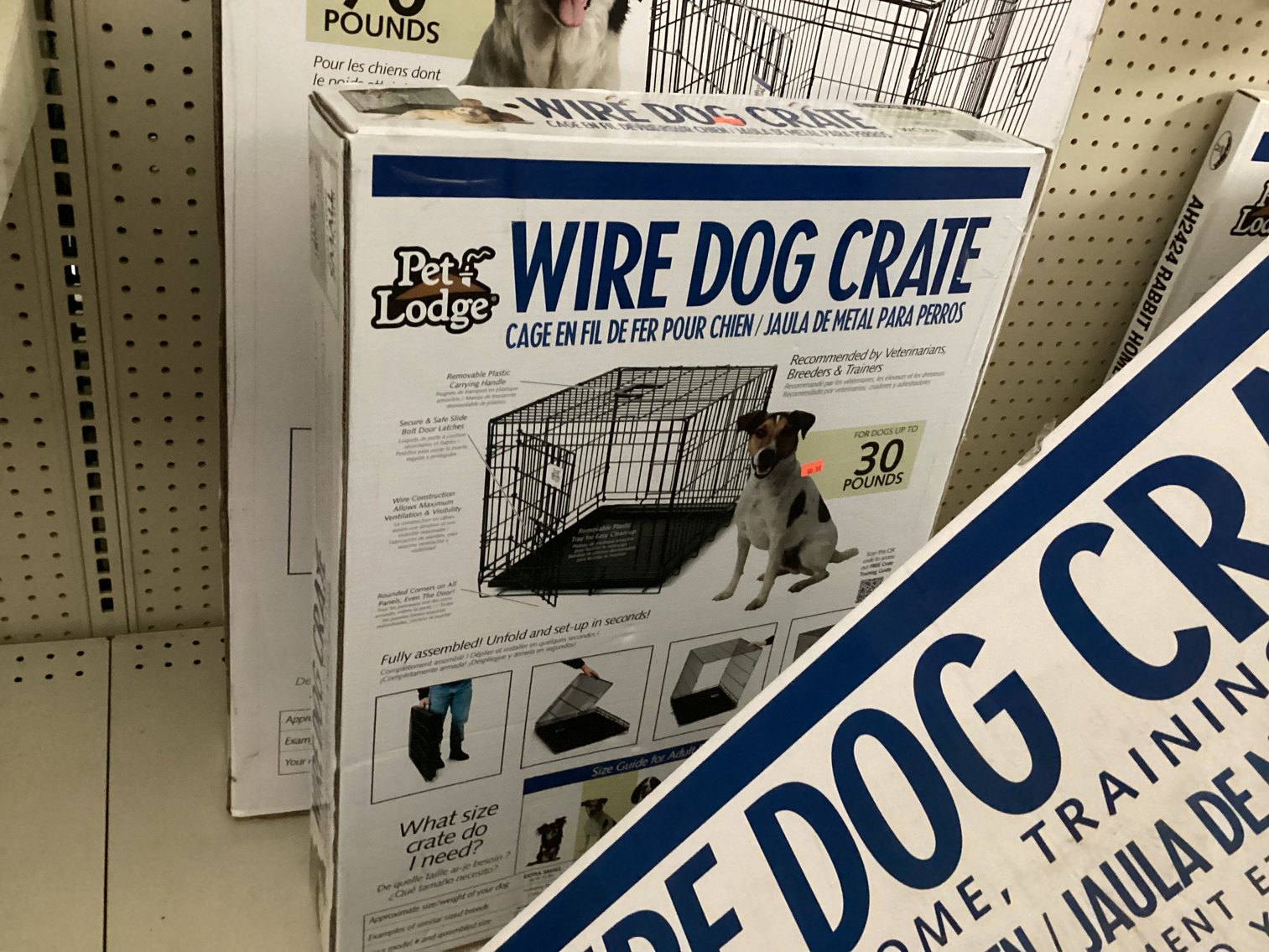 Image for Dog Crates - 30, 70, & 100 Pounds, Food, and Other Pet Supplies