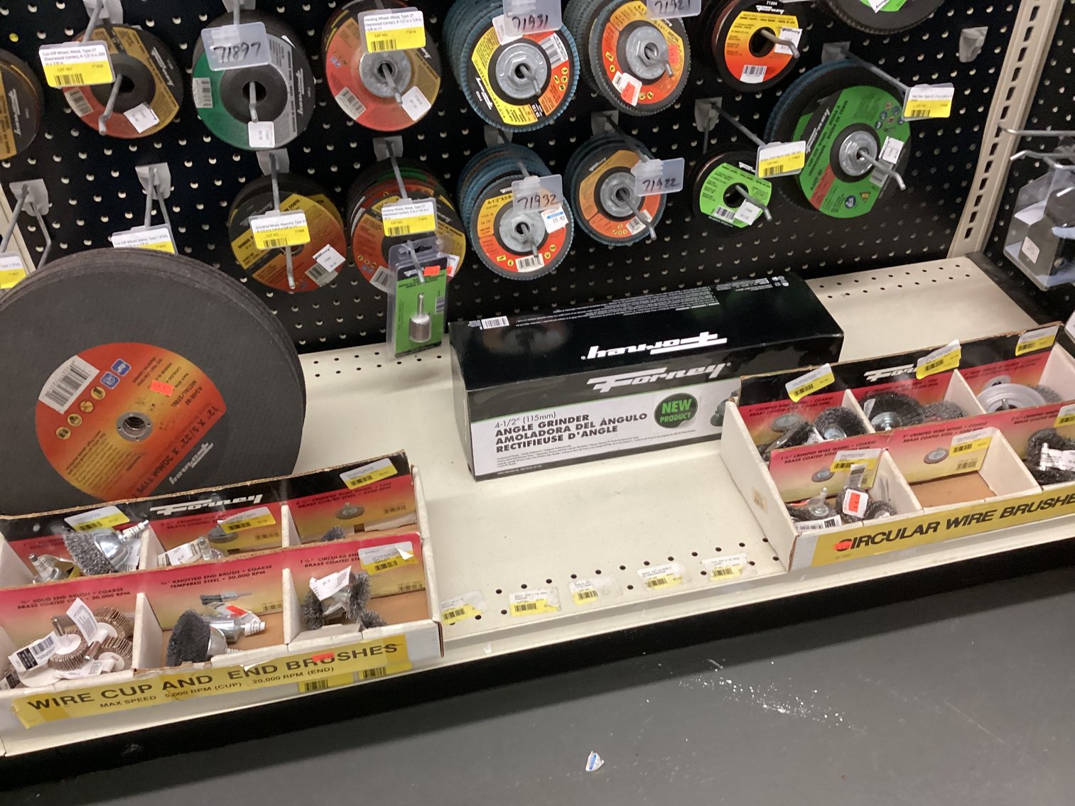 Image for Large Lot of Welding Supplies, Grinder, and Blades