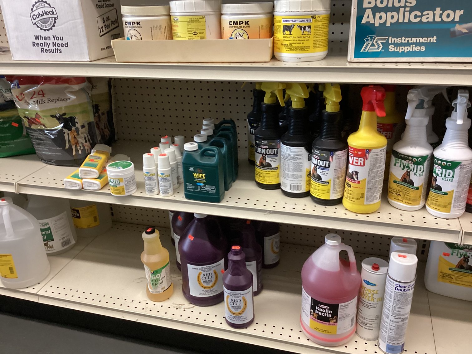 Image for Large Lot of Large Animal Supplies