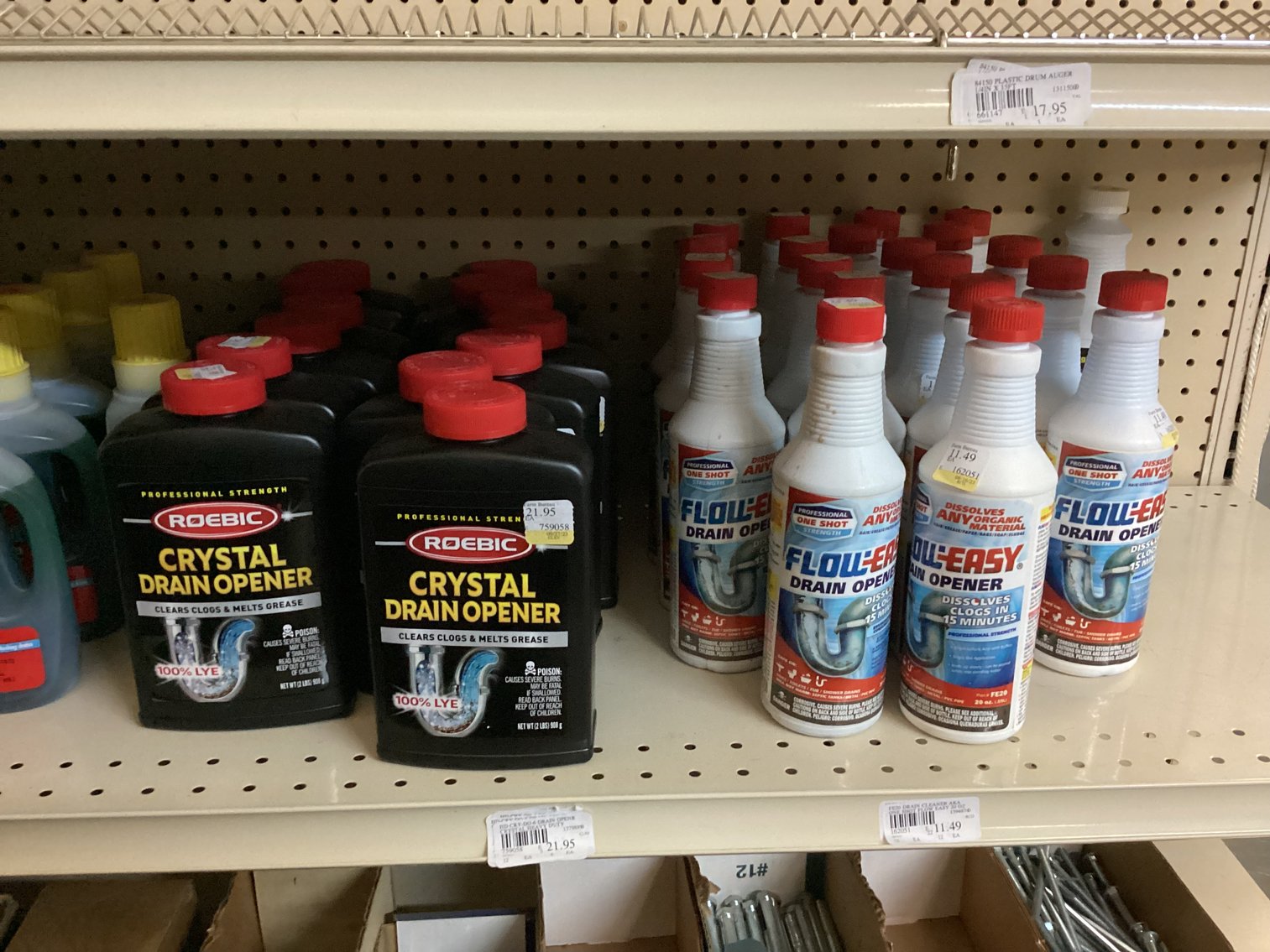 Image for Drain Cleaner and Drain Snake