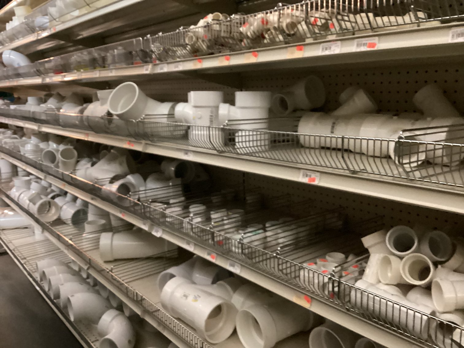 Image for Assorted PVC Fittings and 2 Boxes of 4” Couplings