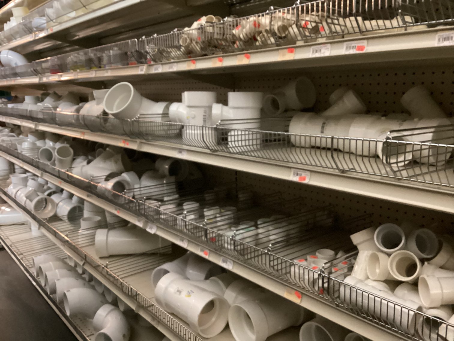 Image for Assorted PVC Fittings and 2 Boxes of 4” Couplings