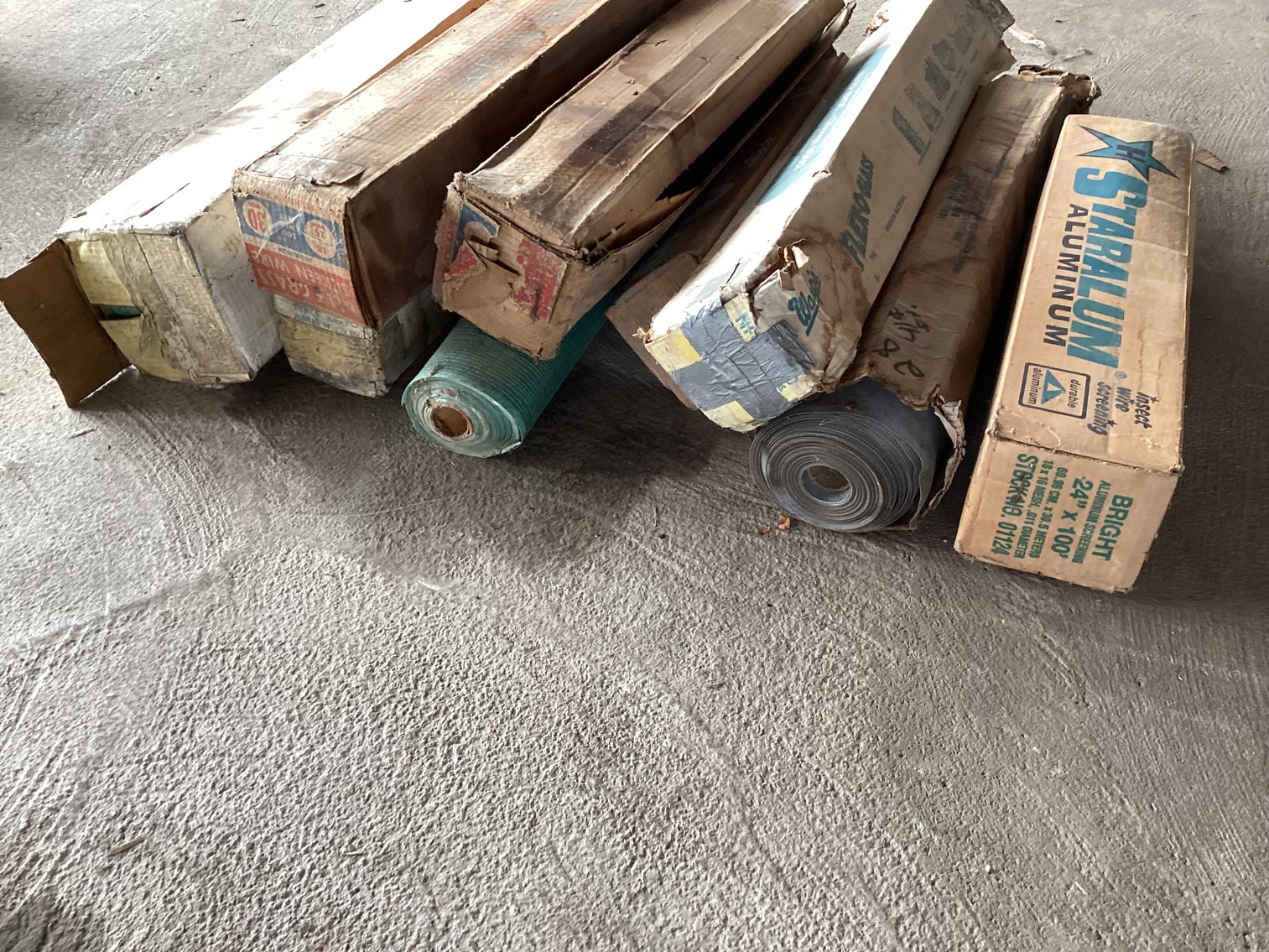 Image for Window Screen and Plastic Sheeting