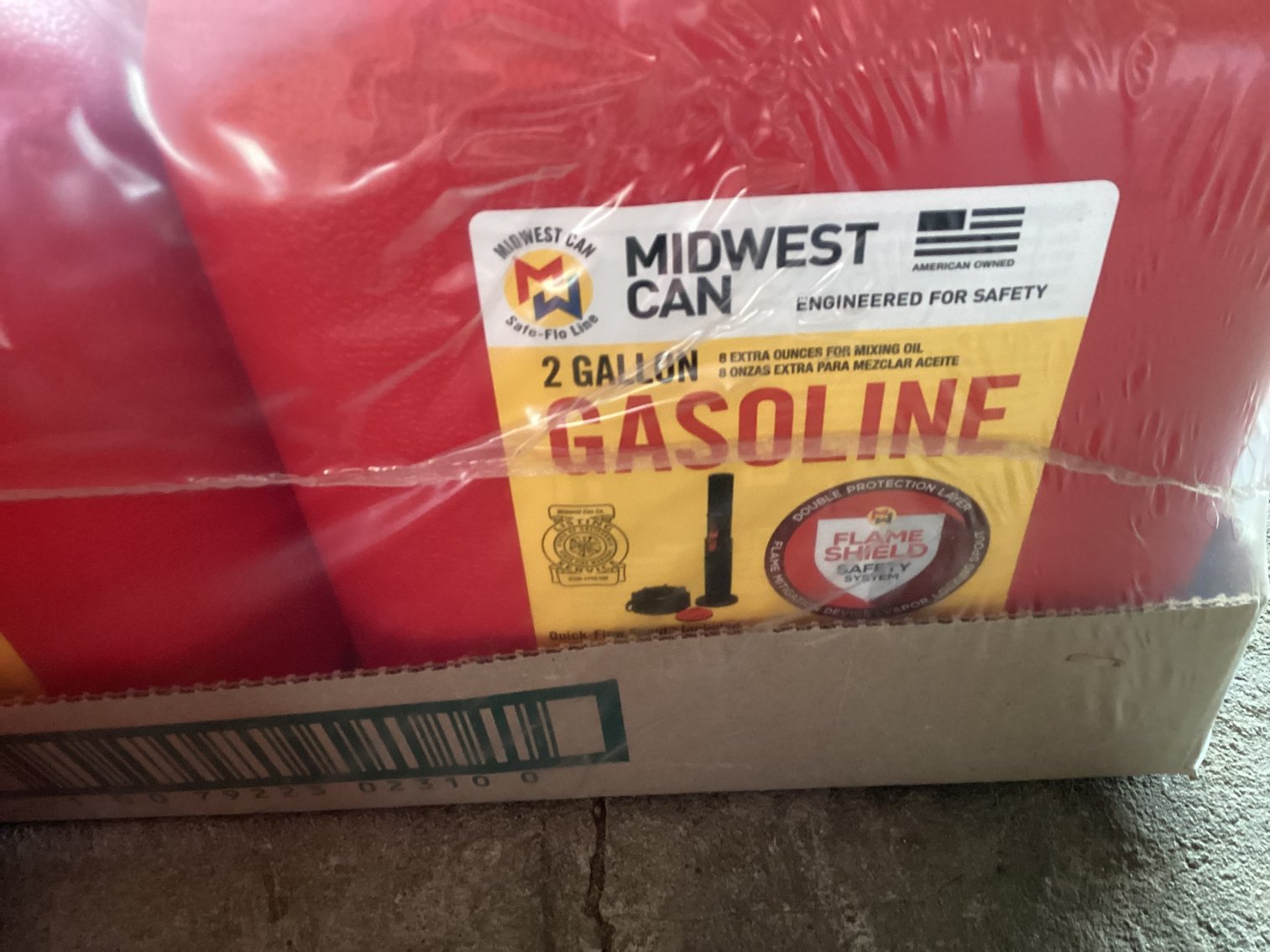 Image for Gasoline Cans - Seven 2 gallon Cans