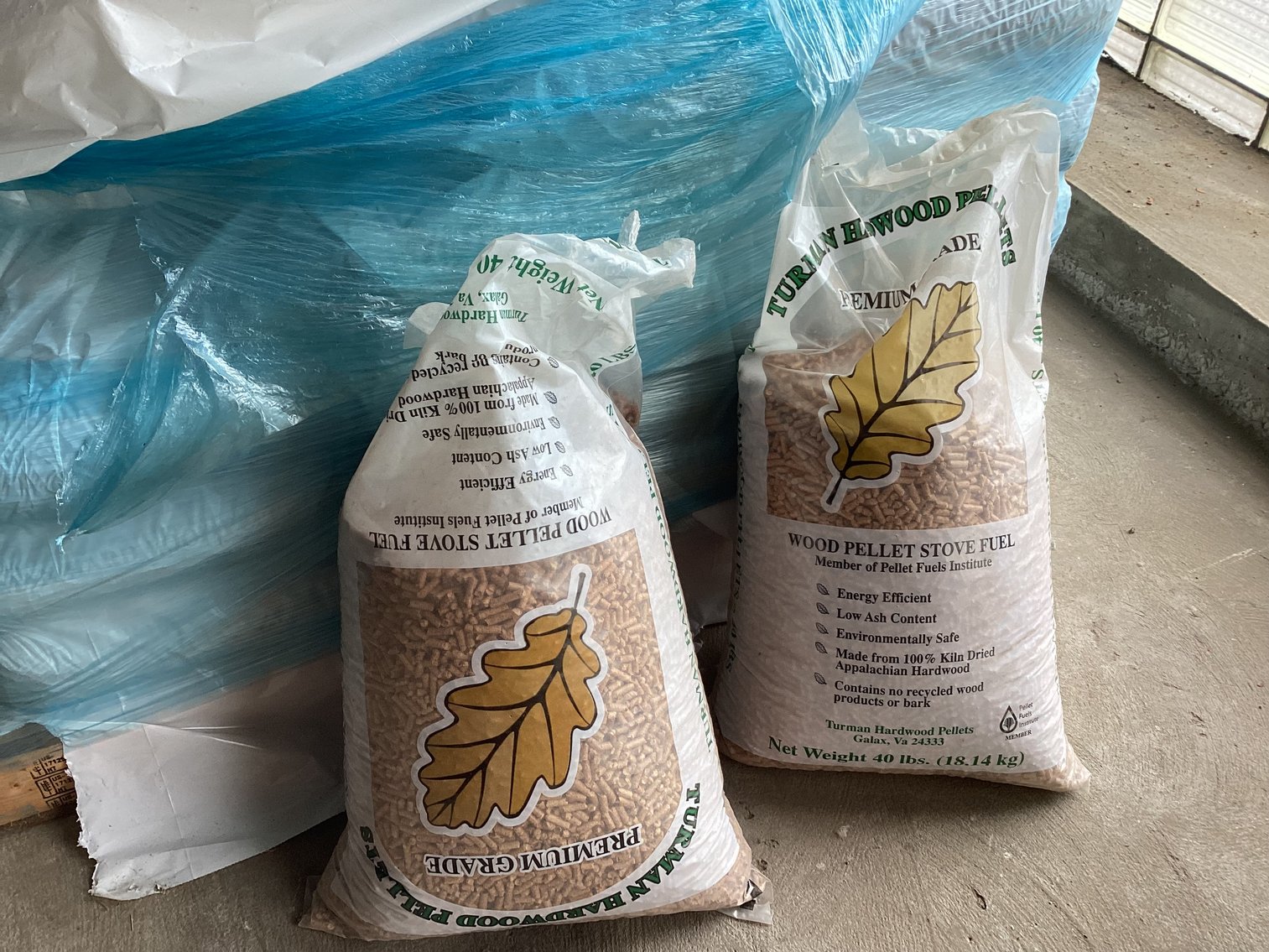 Image for Hardwood Pellets for pellet stoves 15+/- Bags