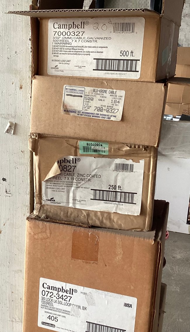 Image for Assortment of Cable and Chain