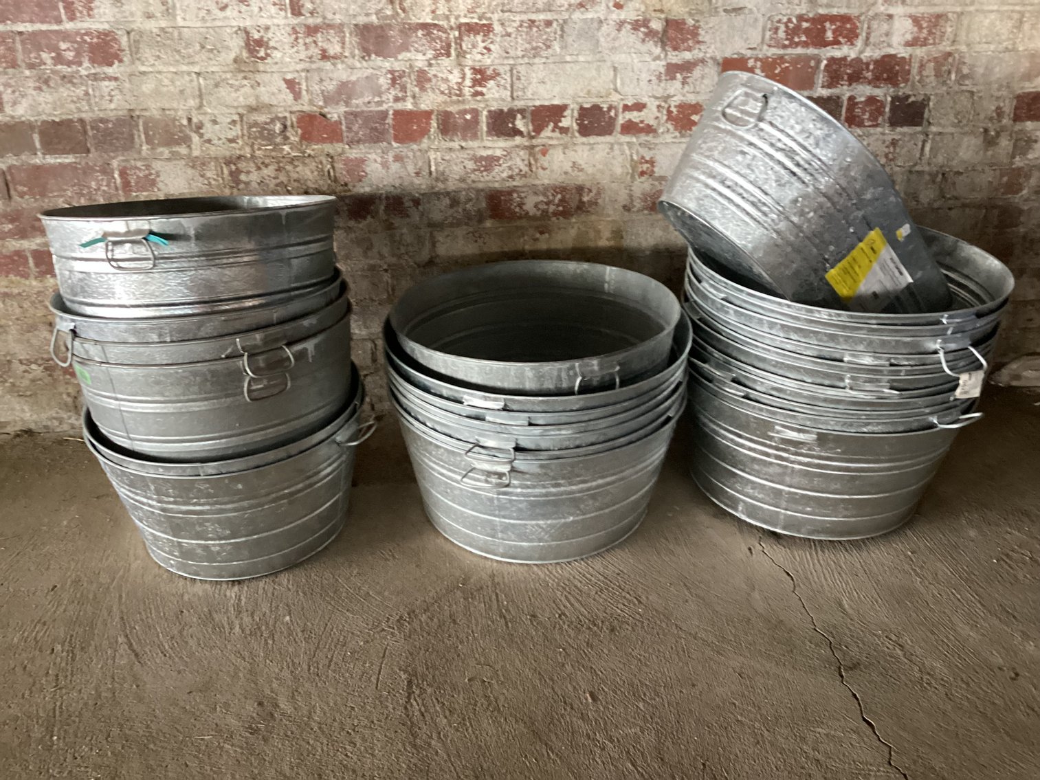 Image for Galvanized Wash Tubs