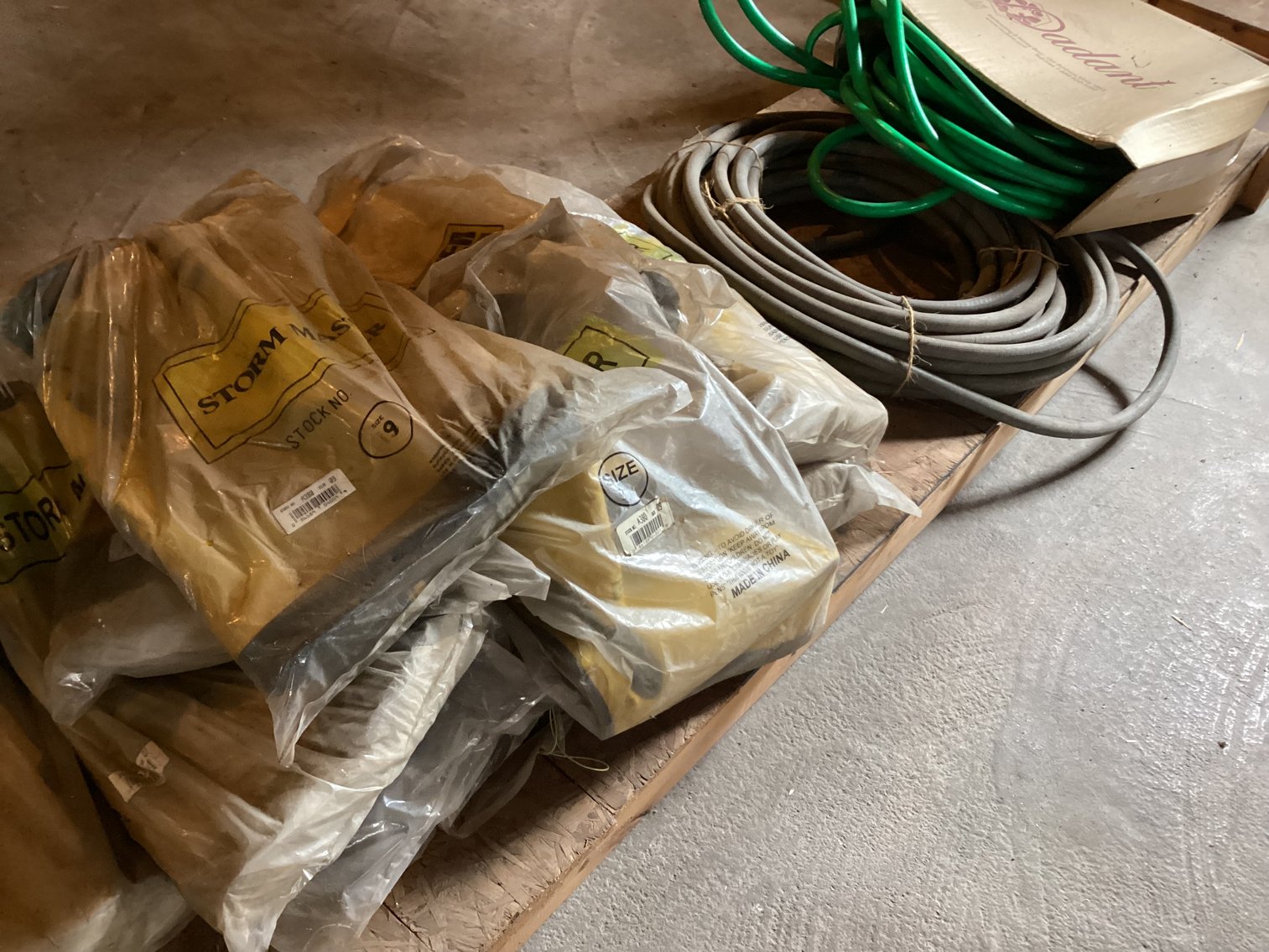 Image for Rubber Boots (Small Sizes) and Two Garden Hoses