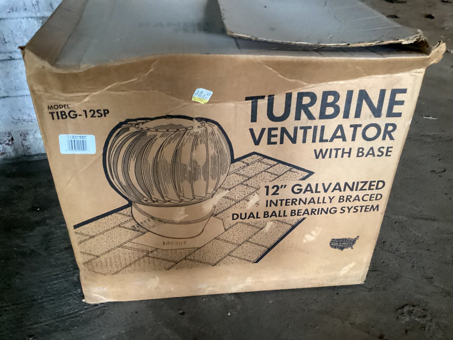 Image for Vent Turbine - Galvainzed