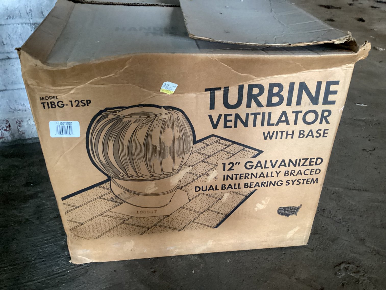 Image for Vent Turbine - Galvainzed