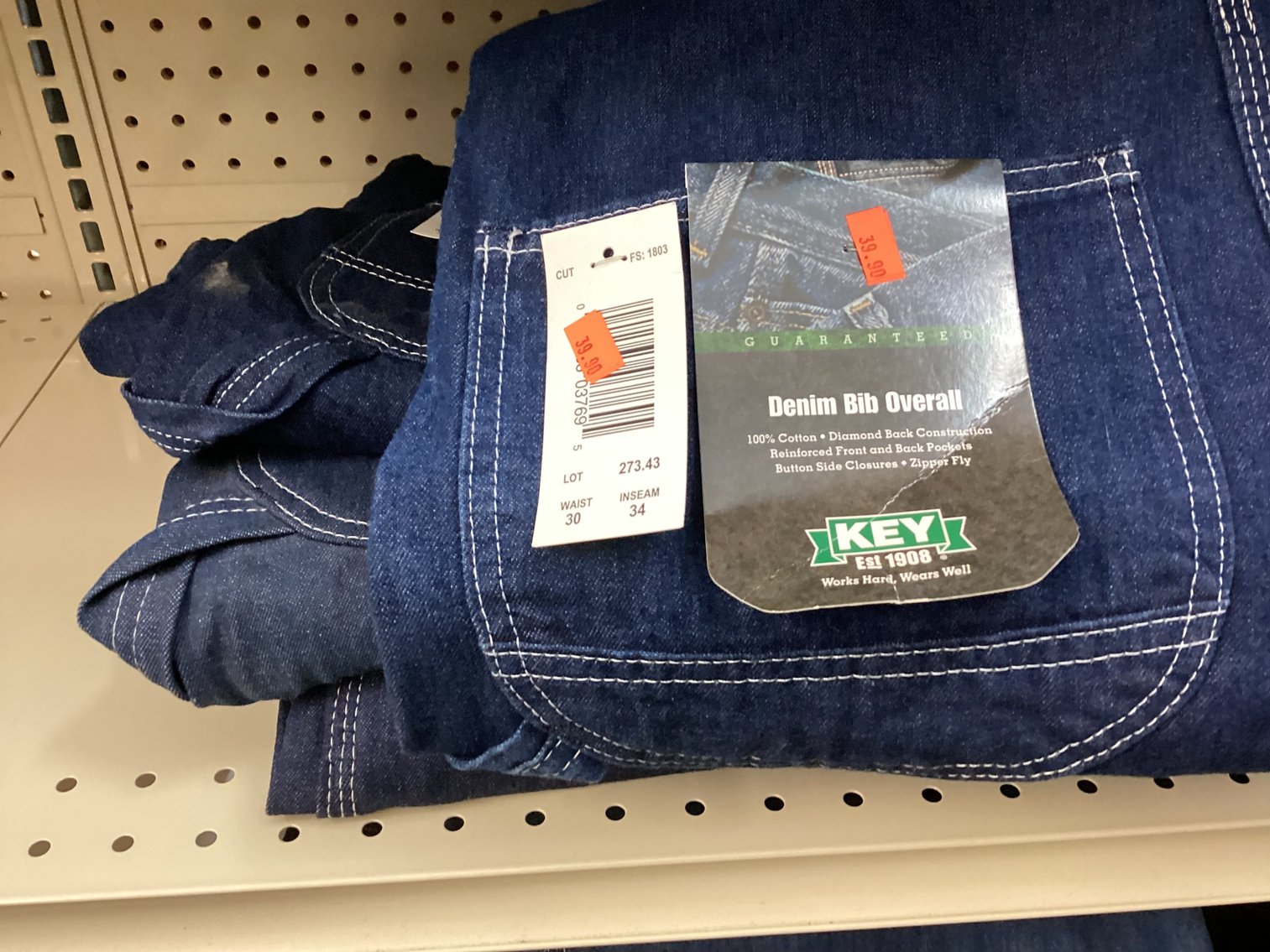 Image for Bib overalls, assorted sizes