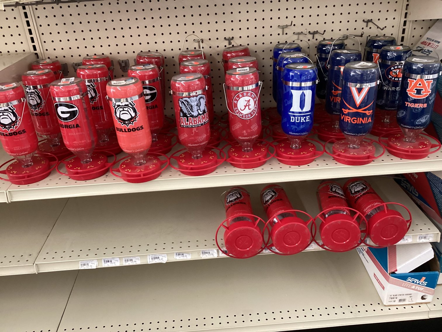 Image for Hummingbird feeders, college themed