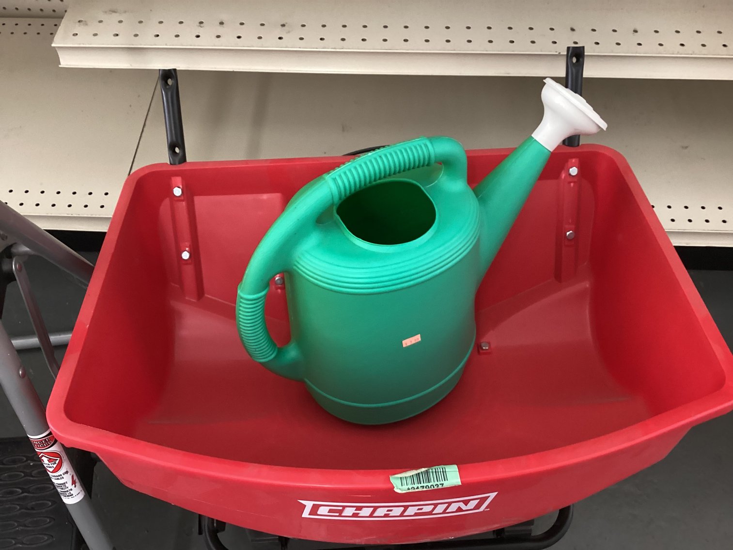 Image for 2 Step ladder, fertilize spreader without handle, watering can